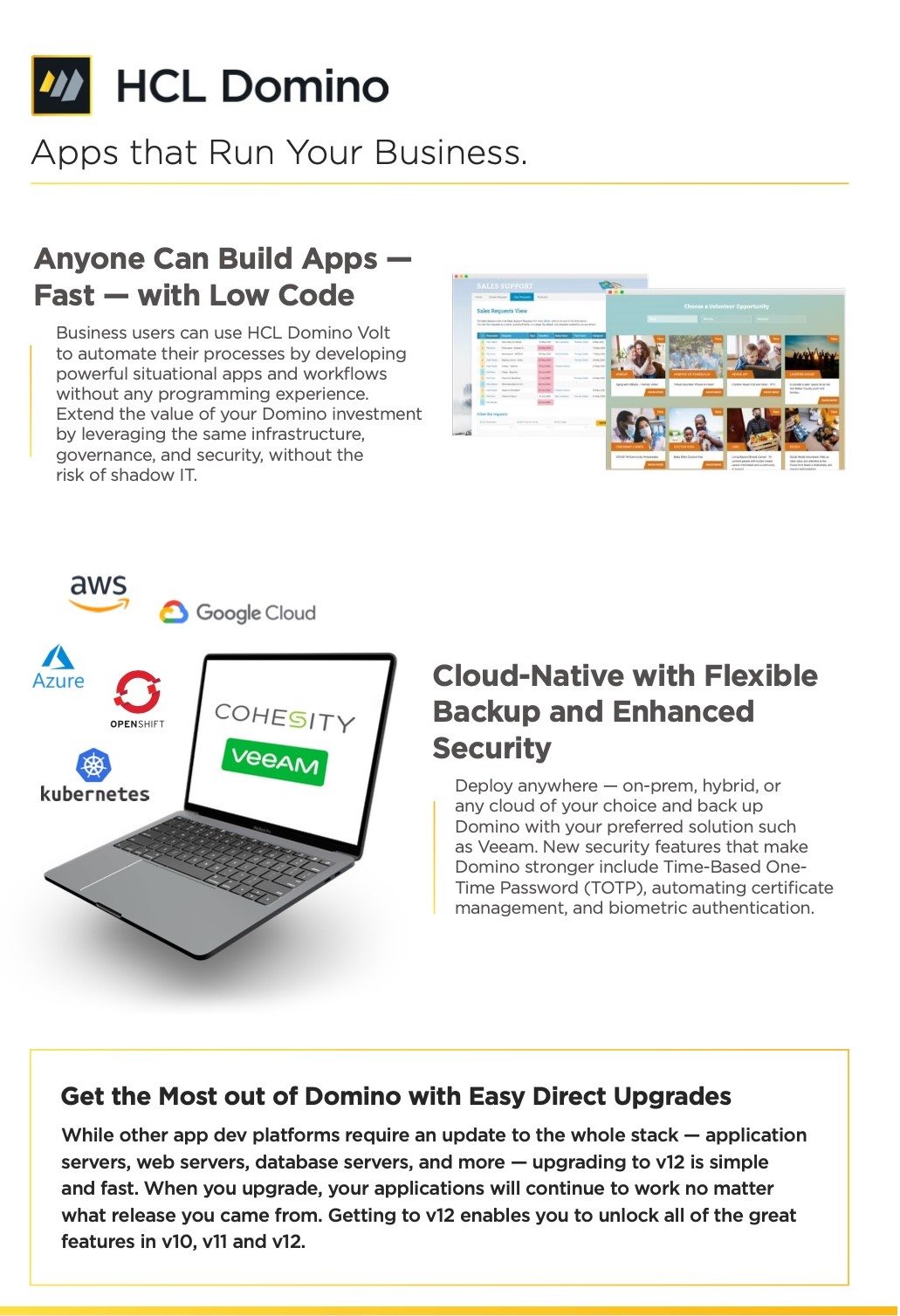 HCL Notes and Domino v12 Key Features and Benefits